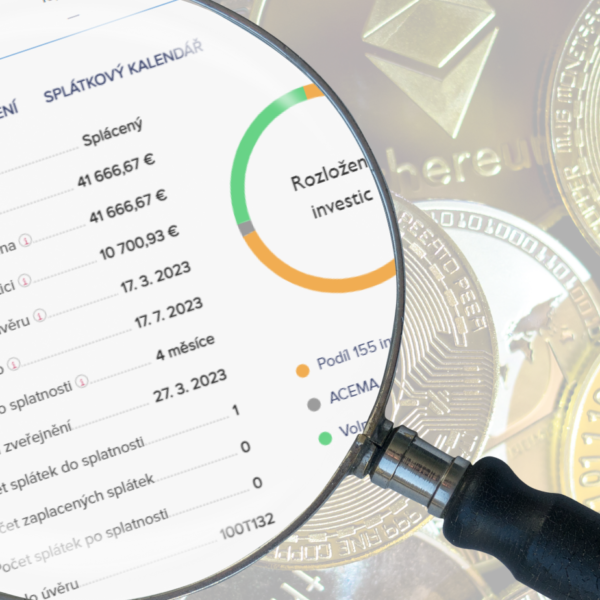 Využijte jedinečnou příležitost investice do úvěrů zajištěných kryptoměnou!